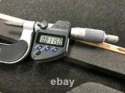 Mitutoyo 326-352-30 1 to 2 SAE & Metric Digital Screw Thread Micrometer