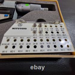Mitutoyo 326-511 Interchangeable Digimatic Thread screw Micrometer
