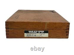 Mitutoyo 329-316 DMC-6 D Digimatic Depth Micrometer Interchangeable w 6 Rods EX