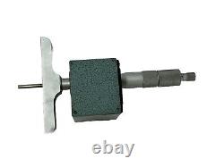 Mitutoyo 329-316 DMC-6 D Digimatic Depth Micrometer Interchangeable w 6 Rods EX