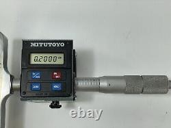 Mitutoyo 329-316 DMC-6 D Digimatic Depth Micrometer Interchangeable w 6 Rods EX