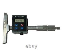 Mitutoyo 329-316 DMC-6 D Digimatic Depth Micrometer Interchangeable w 6 Rods EX