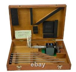 Mitutoyo 329-316 DMC-6 D Digimatic Depth Micrometer Interchangeable w 6 Rods EX