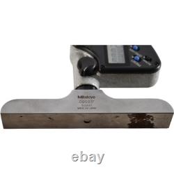 Mitutoyo 329-350-10 Digimatic Depth Micrometer 0-6'' 150mm with Rods