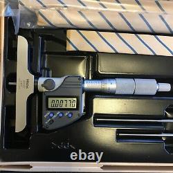 Mitutoyo 329-350-10 Digital Depth Gauge/Micrometer