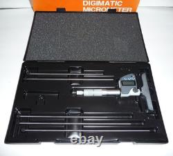 Mitutoyo 329-350-30 Digital Depth Micrometer 0-6/ 0-150mm -6 Rods Gently used