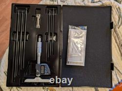 Mitutoyo 329-350-30 Digital Depth Micrometer 0-6/ 0-150mm -6 Rods Gently used