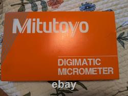 Mitutoyo 329-350-30 Digital Depth Micrometer 0-6/ 0-150mm -6 Rods Gently used