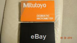 Mitutoyo 329-350-30 Digital Depth Micrometer 0-6/ 0-150mm, 6 Rods & SPC New