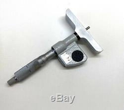 Mitutoyo 329-350-30 Digital Depth Micrometer Interchangeable Rod 0-6