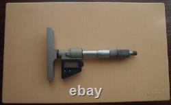 Mitutoyo 329-511-30 DMC100-150 Depth Gauge Micrometer Full Set In Case