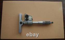 Mitutoyo 329-511-30 DMC100-150 Depth Gauge Micrometer Full Set In Case