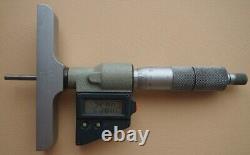 Mitutoyo 329-511-30 DMC100-150 Depth Gauge Micrometer Full Set In Case
