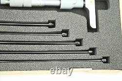 Mitutoyo 329-711-10 DMC4-6 DM Digital Depth Micrometer with Rods and Case