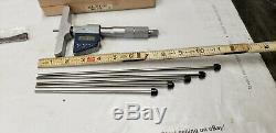 Mitutoyo 329-711-30, 0-6 x. 00005 Res. Digital Depth Gage Micrometer in Box