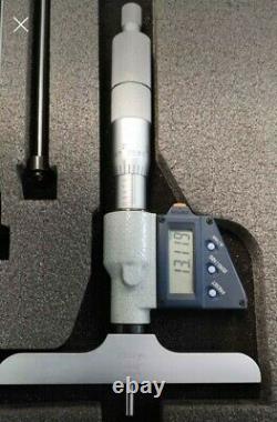 Mitutoyo 329-711-30 Digital Depth Micrometer 0-150mm/0-6. 0.001mm graduation