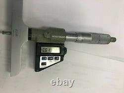 Mitutoyo 329 Series 329-711 Interchangeable Rod Electronic Depth Micrometer