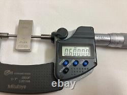 Mitutoyo 331-351-30 Digital Spline Micrometer 0 to 1/ 0 to 25.4 mm