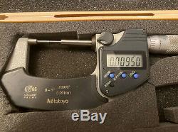 Mitutoyo 331-351-30 Spline Micrometer, 0-1/0-25.4mm Range. 00005/0.001mm