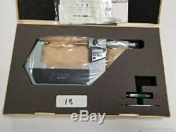 Mitutoyo 331-743 2- 3.00005 & 0.001mm Anvil Micrometer set new in box