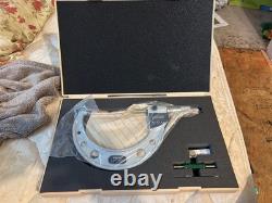 Mitutoyo 331-744-30 Digimatic 3-4 Spline Micrometer 0.00005 Grad