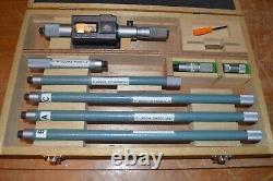 Mitutoyo 337-302 Extension Rod Tubular Inside Digital Micrometer Set 200-1500mm