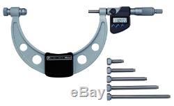 Mitutoyo 340-351-30 Digital Micrometer Interchangeable Anvil 0-6 Brand New