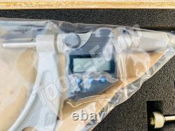Mitutoyo 340-351-30 Digital Outside Micrometer 0-6 Interchangeable Anvil