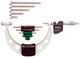 Mitutoyo 340-351-32 Outside Micrometer with Interchangeable Anvils 0-6 Range