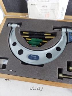 Mitutoyo 340-711-30 Interchangeable Outside Micrometer Digital Set 0-6 NICE