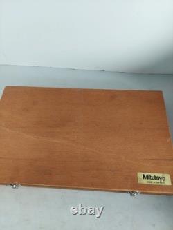 Mitutoyo 340-711-30 Interchangeable Outside Micrometer Digital Set 0-6 NICE