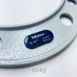 Mitutoyo 340-711-30 Interchangeable Outside Micrometer Digital Set 0-6 NICE