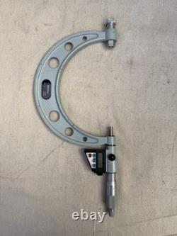 Mitutoyo 340-711 Digimatic 0-6 Digital Outside Micrometer Interchangeable Anvil