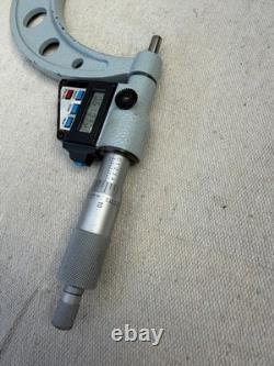 Mitutoyo 340-711 Digimatic 0-6 Digital Outside Micrometer Interchangeable Anvil