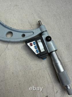 Mitutoyo 340-711 Digimatic 0-6 Digital Outside Micrometer Interchangeable Anvil
