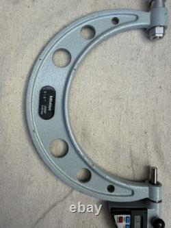 Mitutoyo 340-711 Digimatic 0-6 Digital Outside Micrometer Interchangeable Anvil
