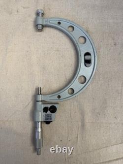 Mitutoyo 340-711 Digimatic 0-6 Digital Outside Micrometer Interchangeable Anvil
