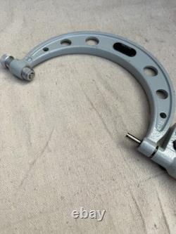 Mitutoyo 340-711 Digimatic 0-6 Digital Outside Micrometer Interchangeable Anvil