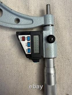Mitutoyo 340-711 Digimatic 0-6 Digital Outside Micrometer Interchangeable Anvil