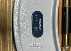 Mitutoyo 340-712-30 Digimatic 6-12 Outside Micrometer Interchange Anvils NEW