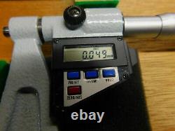 Mitutoyo 340-712 Digimatic Outside Micrometer 0.00005 Resolution Range 6-12