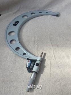 Mitutoyo 340-712 Interchangeable 6-12'' Digital Micrometer. 0001'' 0.001mm