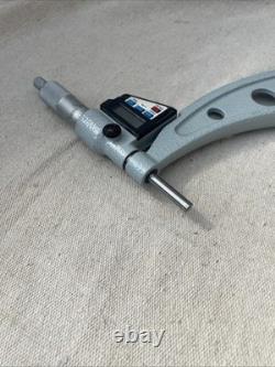 Mitutoyo 340-712 Interchangeable 6-12'' Digital Micrometer. 0001'' 0.001mm