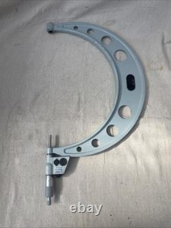 Mitutoyo 340-712 Interchangeable 6-12'' Digital Micrometer. 0001'' 0.001mm