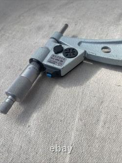 Mitutoyo 340-712 Interchangeable 6-12'' Digital Micrometer. 0001'' 0.001mm