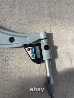 Mitutoyo 340-712 Interchangeable 6-12'' Digital Micrometer. 0001'' 0.001mm