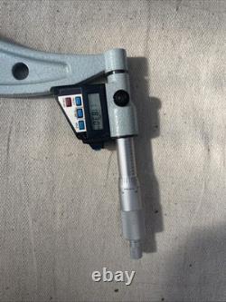 Mitutoyo 340-712 Interchangeable 6-12'' Digital Micrometer. 0001'' 0.001mm