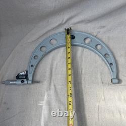 Mitutoyo 340-712 Interchangeable 6-12'' Digital Micrometer. 0001'' 0.001mm