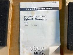 Mitutoyo 340-720 12-18 electronic digital micrometer starrett