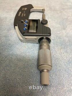 Mitutoyo 342-351-30 Digimatic Point Micrometer 0- 1/25.4mm SPC IP65 15 Deg